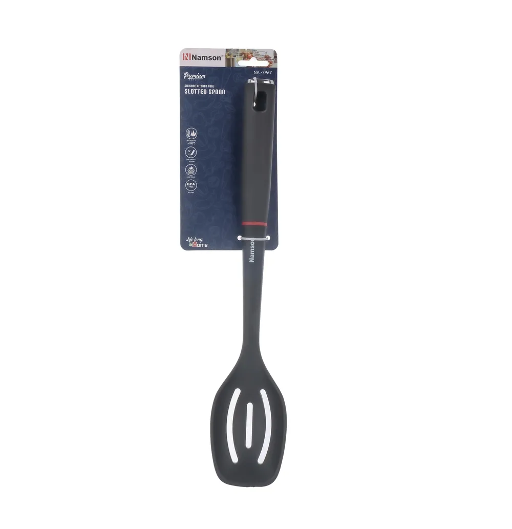 NAMSON SILICONE SLOTED SPOON NA-7967