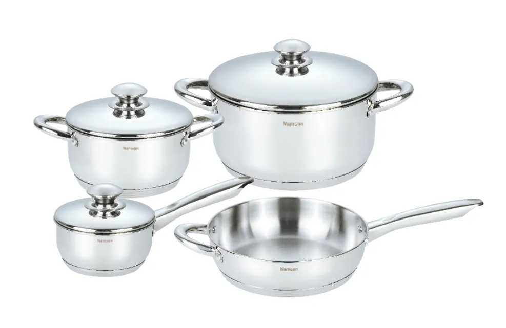 NAMSON STAINLESS STEEL 7pcs COOKWARE SET 24"