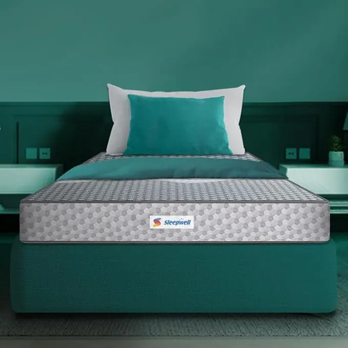 Sleepwell Ortho Pro Profiled Foam | 10 Night Trial | Impressions Memory Foam Mattress With Airvent Cool Gel Technology | Twin Bed Size (200L x 120W x 20H cm)