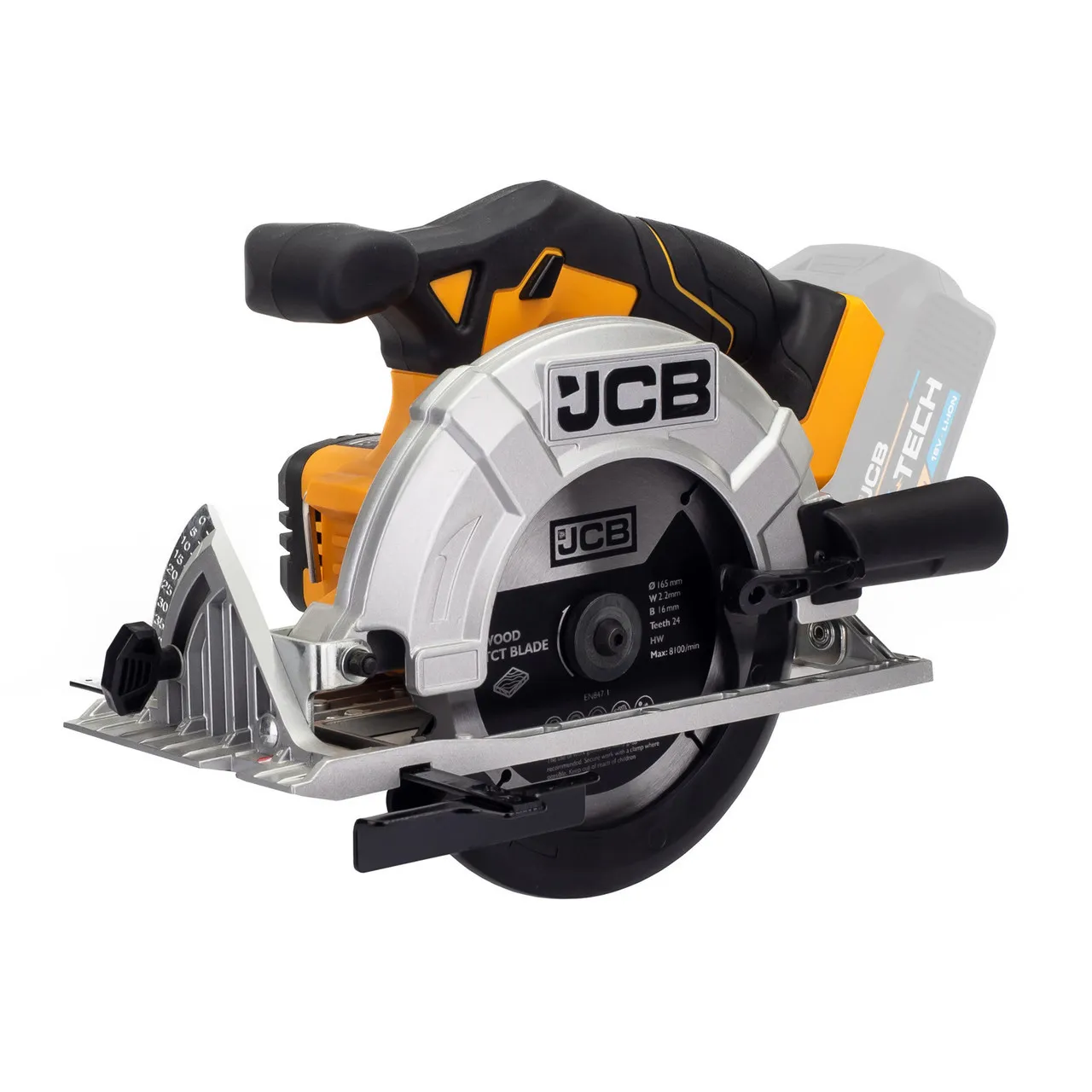 JCB 18V Circular Saw with 2 X 4.0AH battery and 4.0A fast Charger.