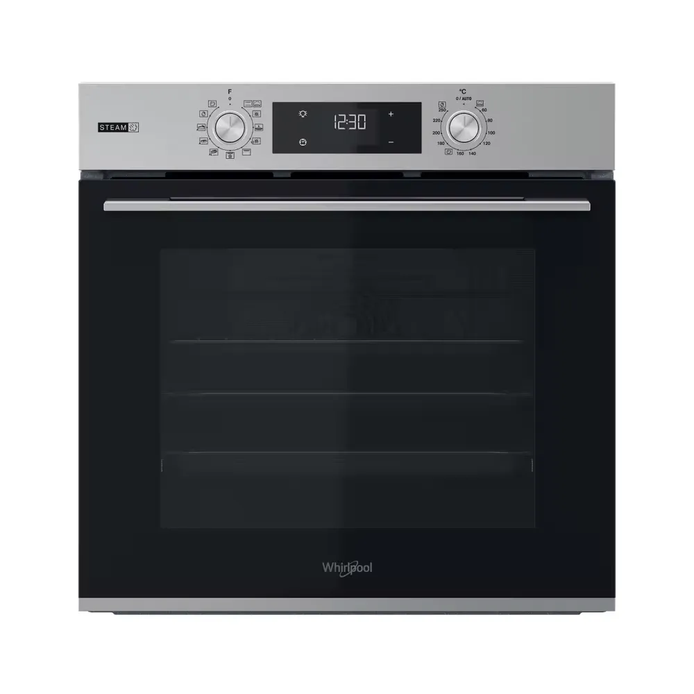 60CM Built in Electric oven, 71 lts cavity, Steam oven, steel, Turbo fan, MF8, Power 3 kw