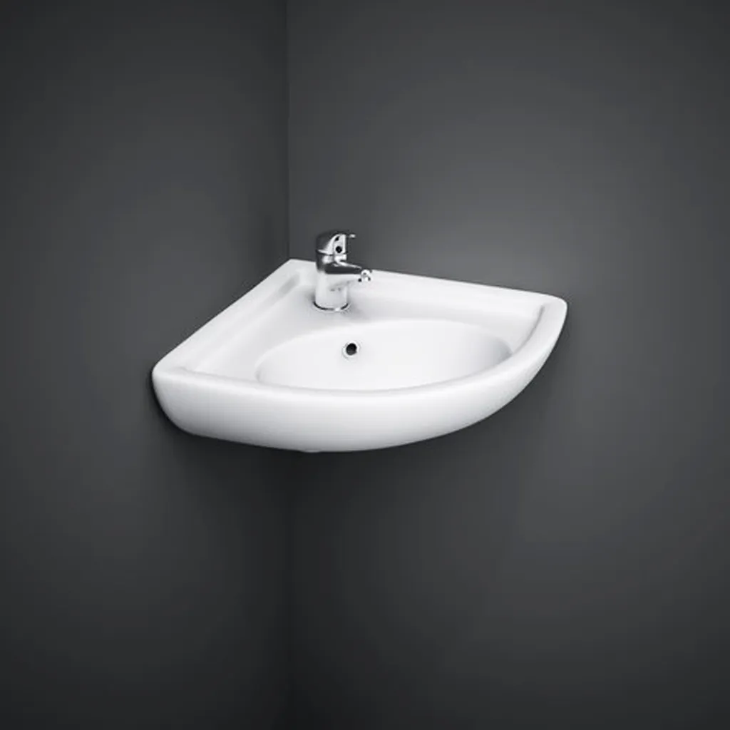 RAK COMPACT WALL MOUNTED WASH BASIN (44CM)