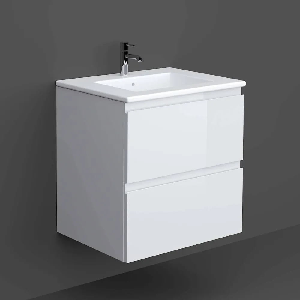 RAK - JOY WALL HUNG VANITY UNIT (PURE WHITE)