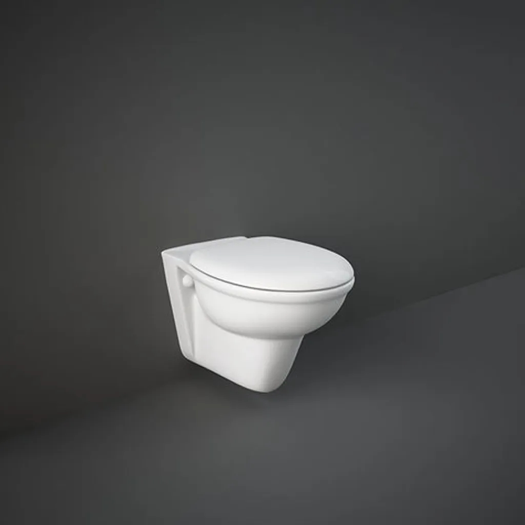 RAK - KARLA WH WATER CLOSET (P-TRAP) W/ SEAT&COVER[UREA] (55CM)