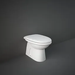 RAK - KARLA BTW WATER CLOSET (P-TRAP) W/ SEAT&COVER[ABS] (51CM)