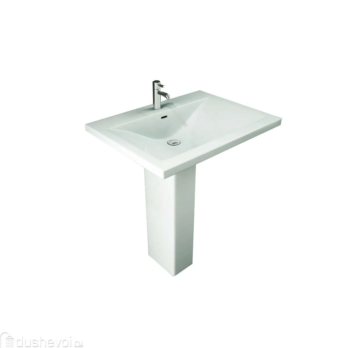 RAK -MISTRAL WASH BASIN W/ FULL PEDESTAL (65CM)