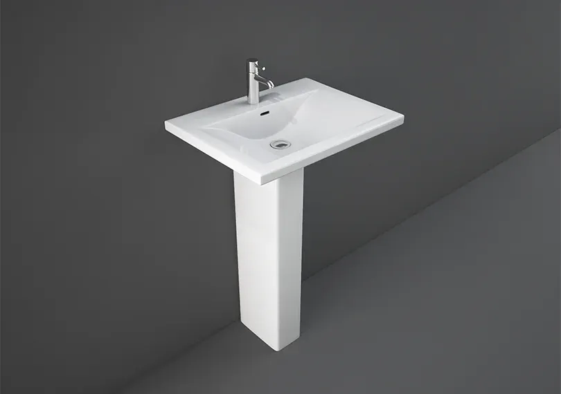 RAK -MISTRAL WASH BASIN W/ FULL PEDESTAL (65CM)