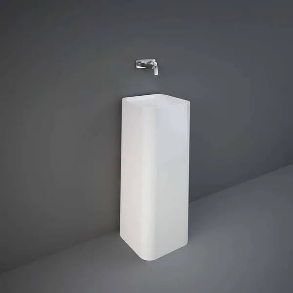 RAK-PETIT FREE STANDING WASH BASIN SQUARED (NO TH)