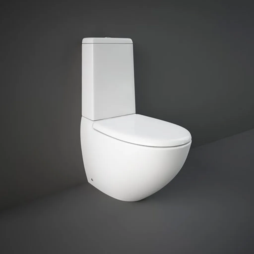 RAK - RESERVA CC WATER CLOSET (BACK OPEN) (P-TRAP) + WATER TANK W/ SEAT&COVER[UREA] SOFT CLOSE QUICK RELEASE (64CM)