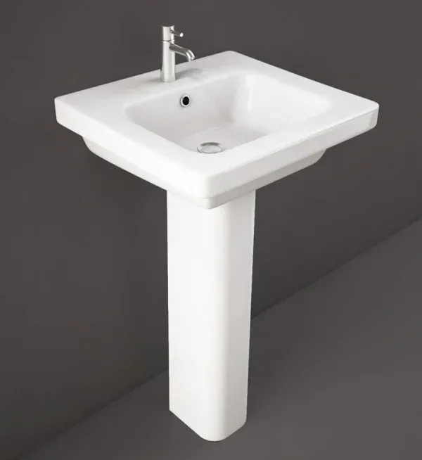 RAK - RESORT WASH BASIN W/ FULL PEDESTAL (50CM)