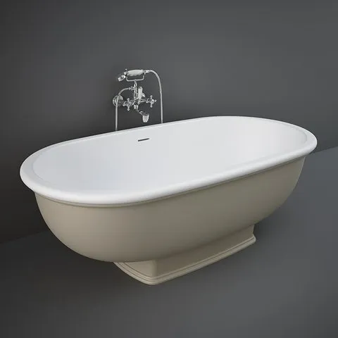 RAK - WASHINGTON FREE STANDING BATHTUB W/ DRAIN INCLUDED (156X81CM)