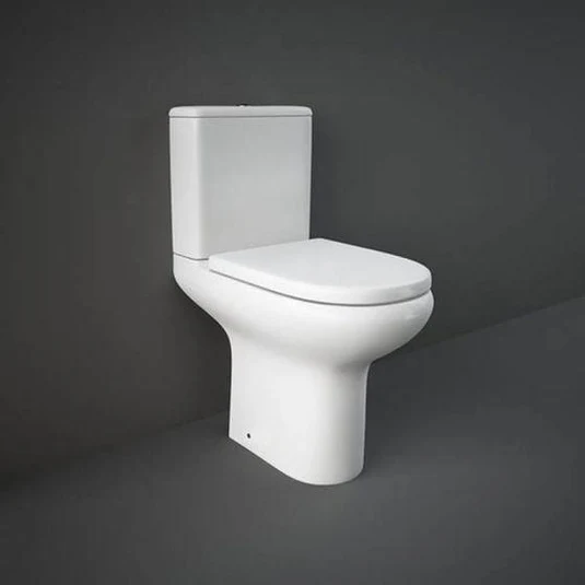 RAK COMPACT CC (BACK OPEN) WC (P-TRAP) + WATER TANK + SEAT&COVER [UREA] (61CM)