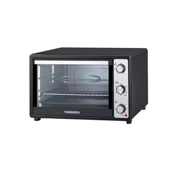 TORNADO Electric Oven 48 Liter 1800 Watt Grill Fan Black TEO-48DGE(K)