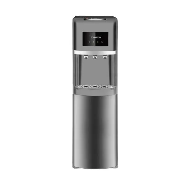 TORNADO Water Dispenser, 3 Faucets, Bottom Bottle, Silver WDM-H40ADE-S