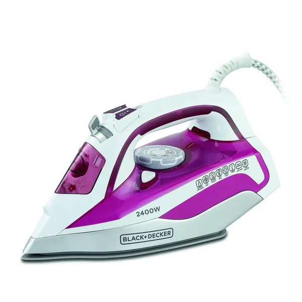 Black + Decker - 2400W STEAM IRON WITH CERAMIC SOLEPLATE BD-X2400-B5