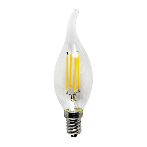 Filamento 4W WW E14 220-240V LED Candle Lamps