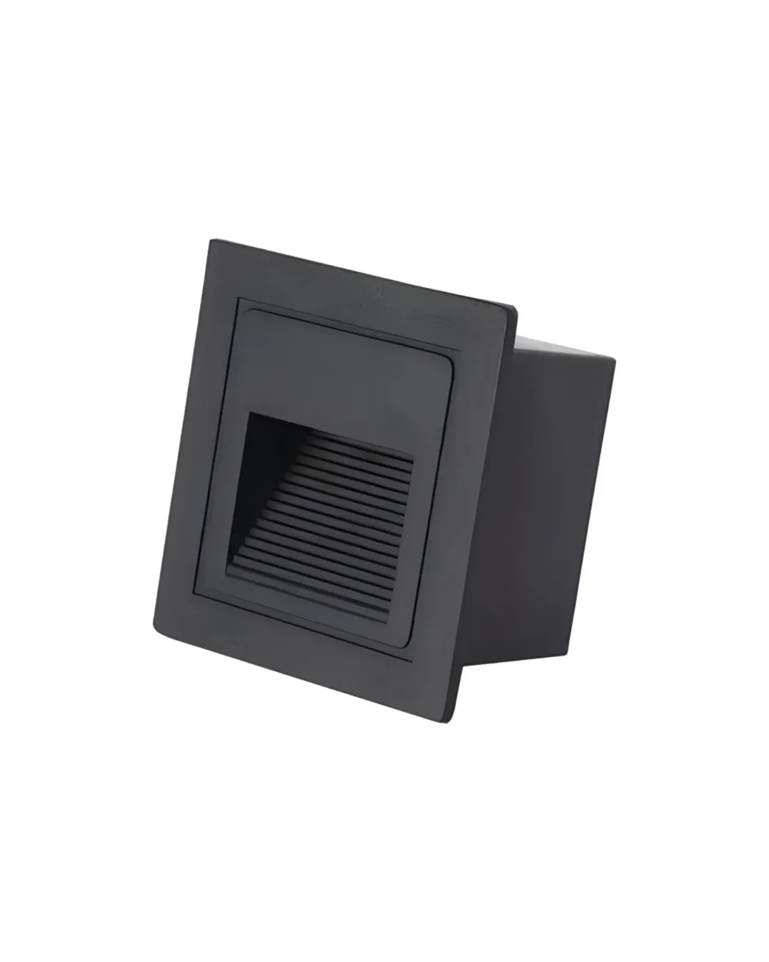 Stepo 3W Warm whitesquare LED step light Black