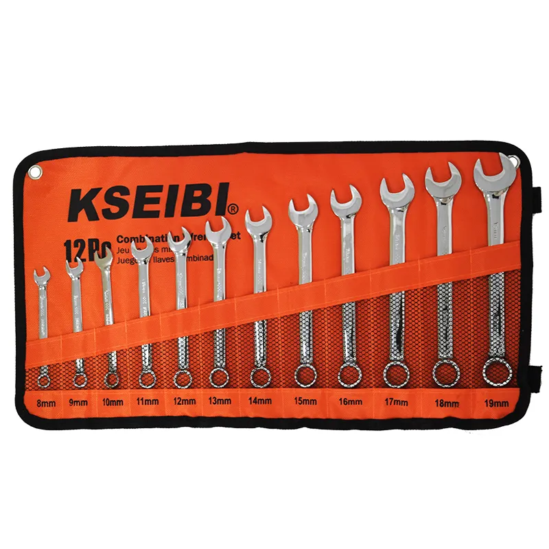 118416 - KSEIBI Combination Wrench Set 12-Pc/Cloth Bag