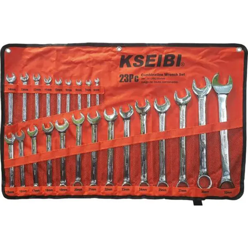 118423 - KSEIBI Combination Wrench Set 23-Pc/Cloth Bag
