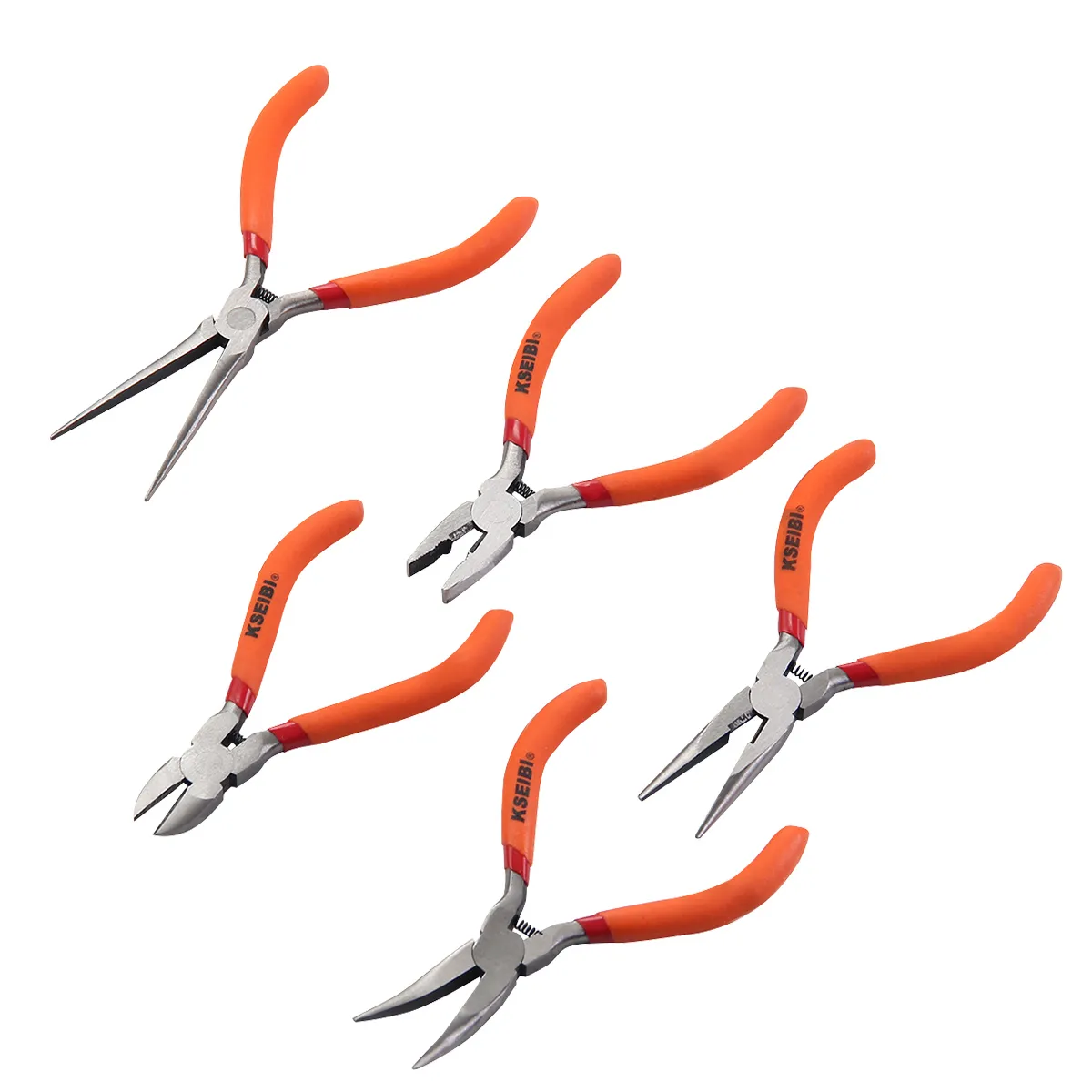 141260 - KSEIBI Mini Plier Set/PVC 5-Pc.