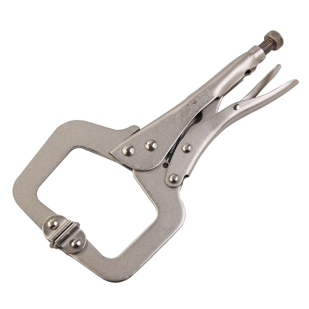 141380 - KSEIBI C-Clamp Locking Plier With Swivel Pads
