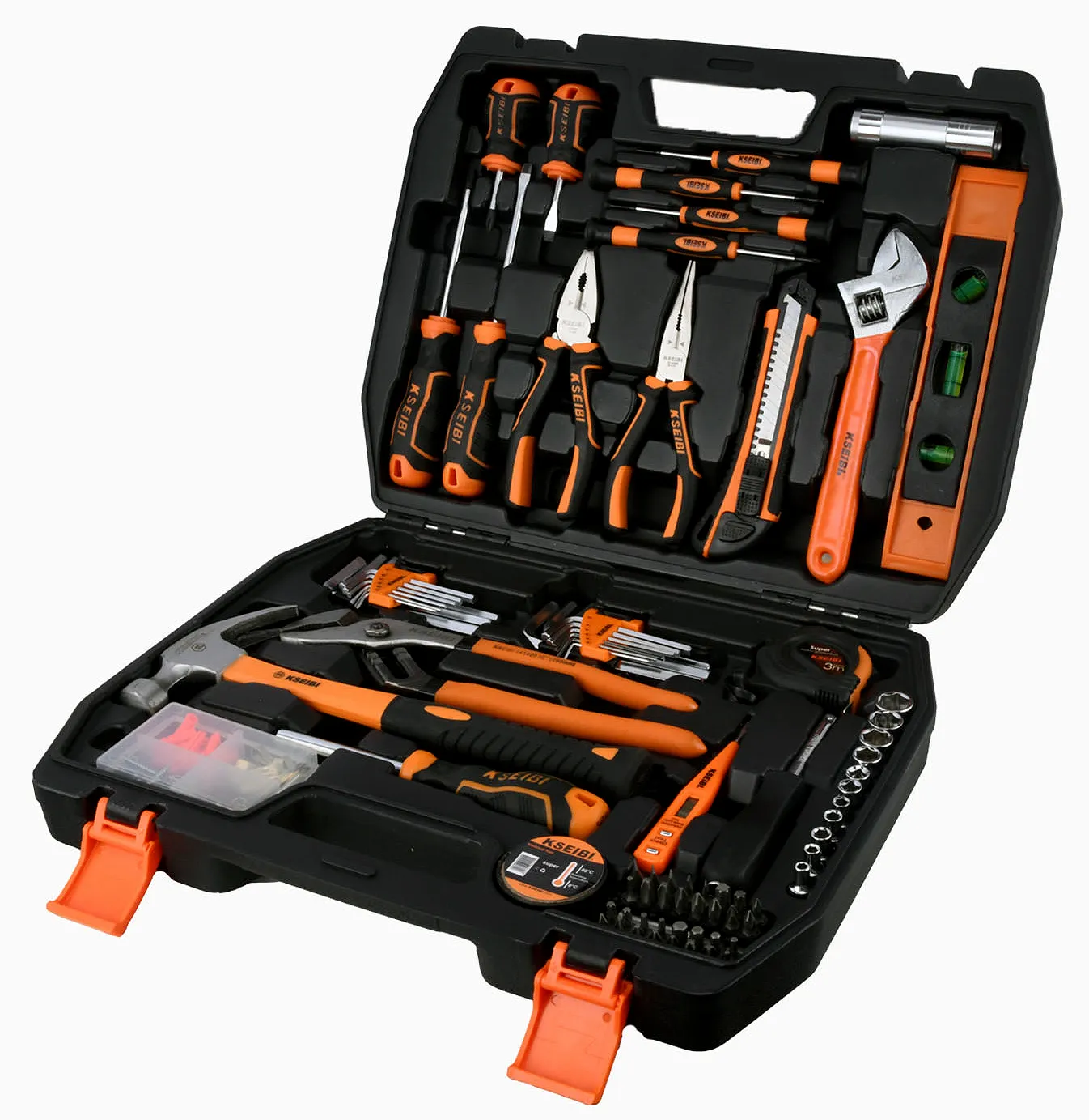 145080 - KSEIBI Full Toolset Plastic Box