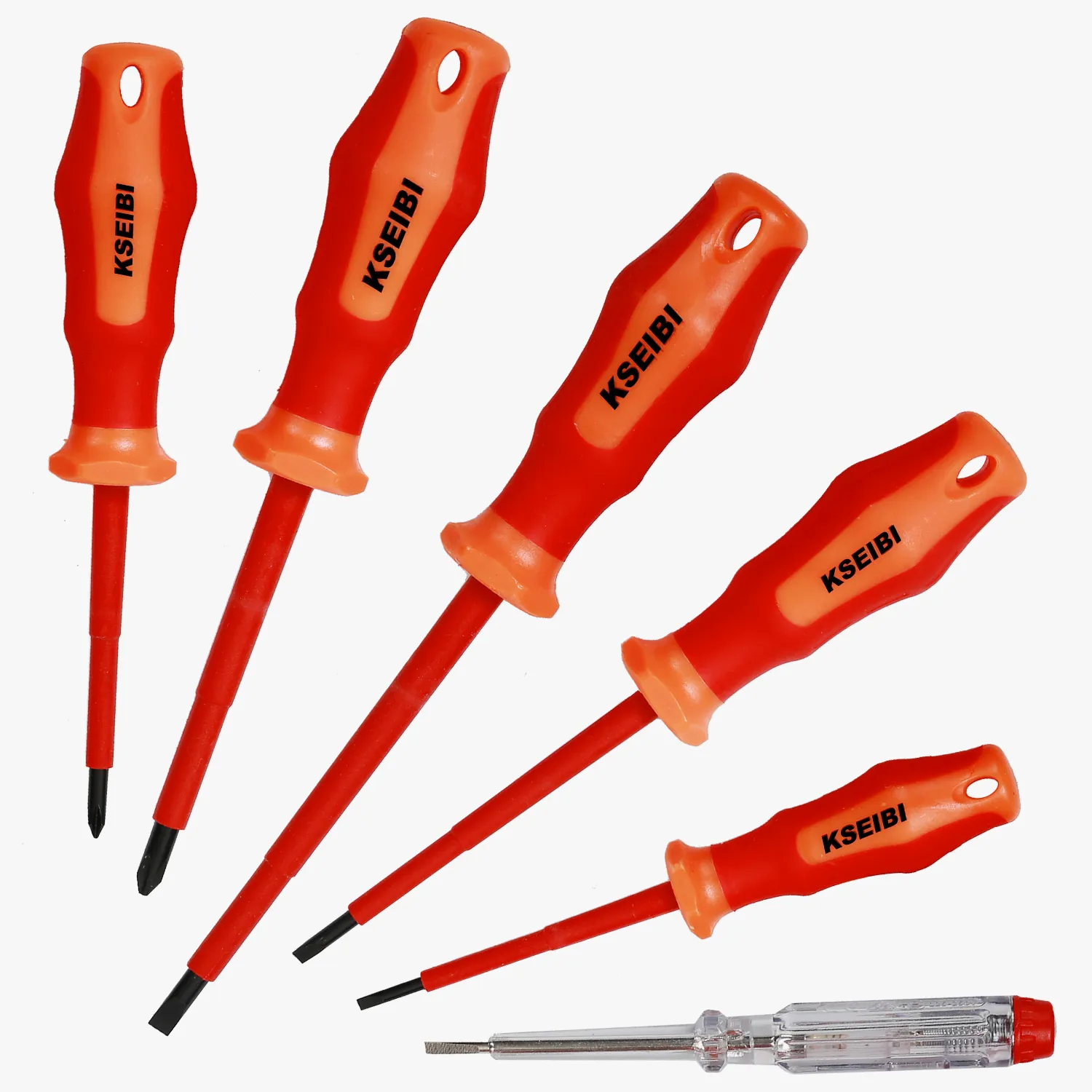 153665 - KSEIBI VDE, Insulated Screwdriver Set 960 6-Pc.