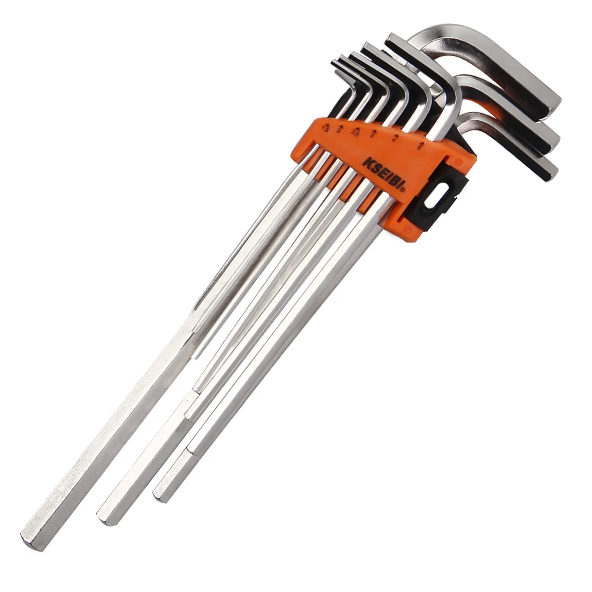 201655 - KSEIBI Hex Key Wrench Set Short 9-Pc. Metric