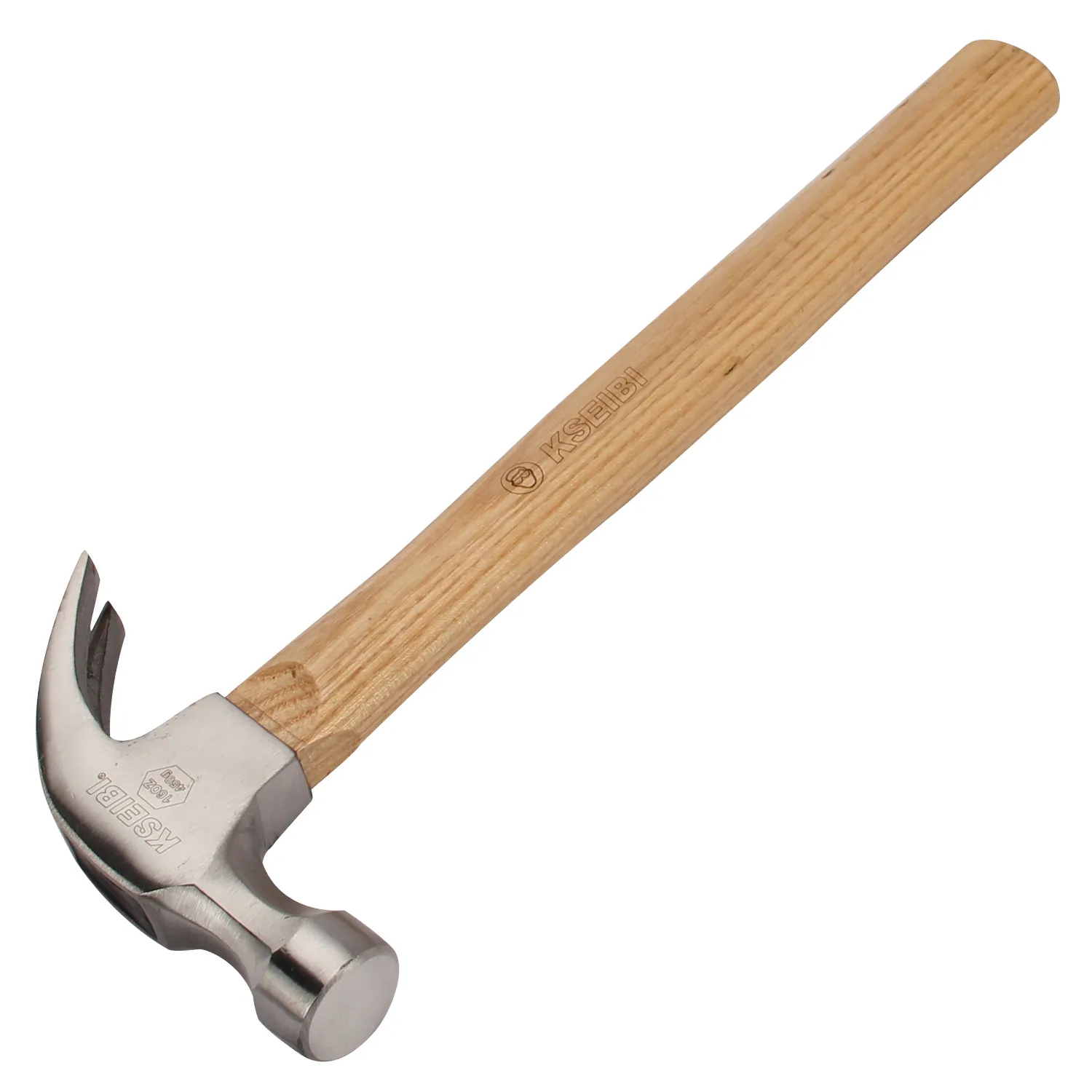 272695 - KSEIBI Claw Hammer With Wooden Handle 12OZ