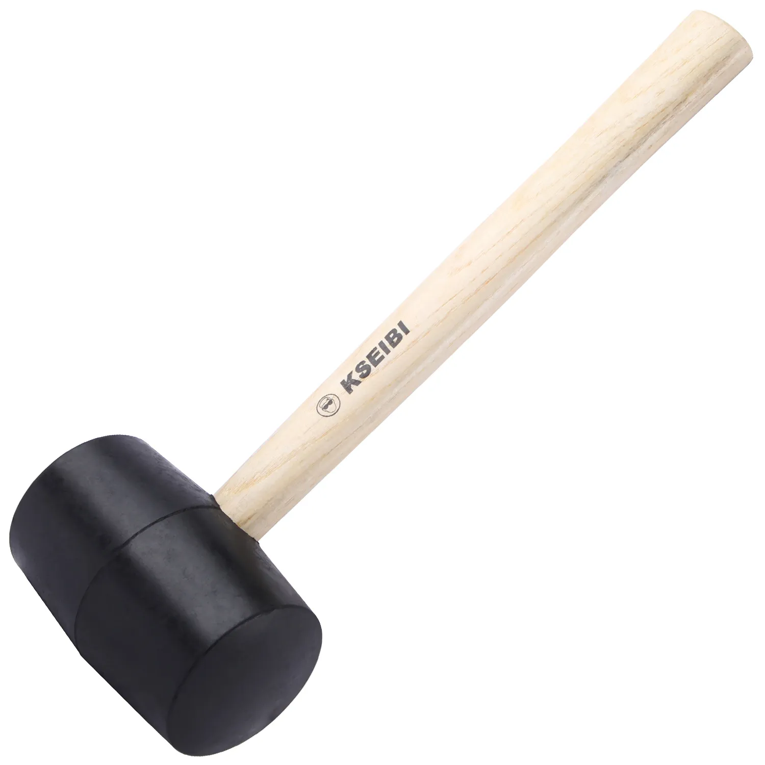 274285 - KSEIBI Rubber Hammer Hard Black Head 12OZ