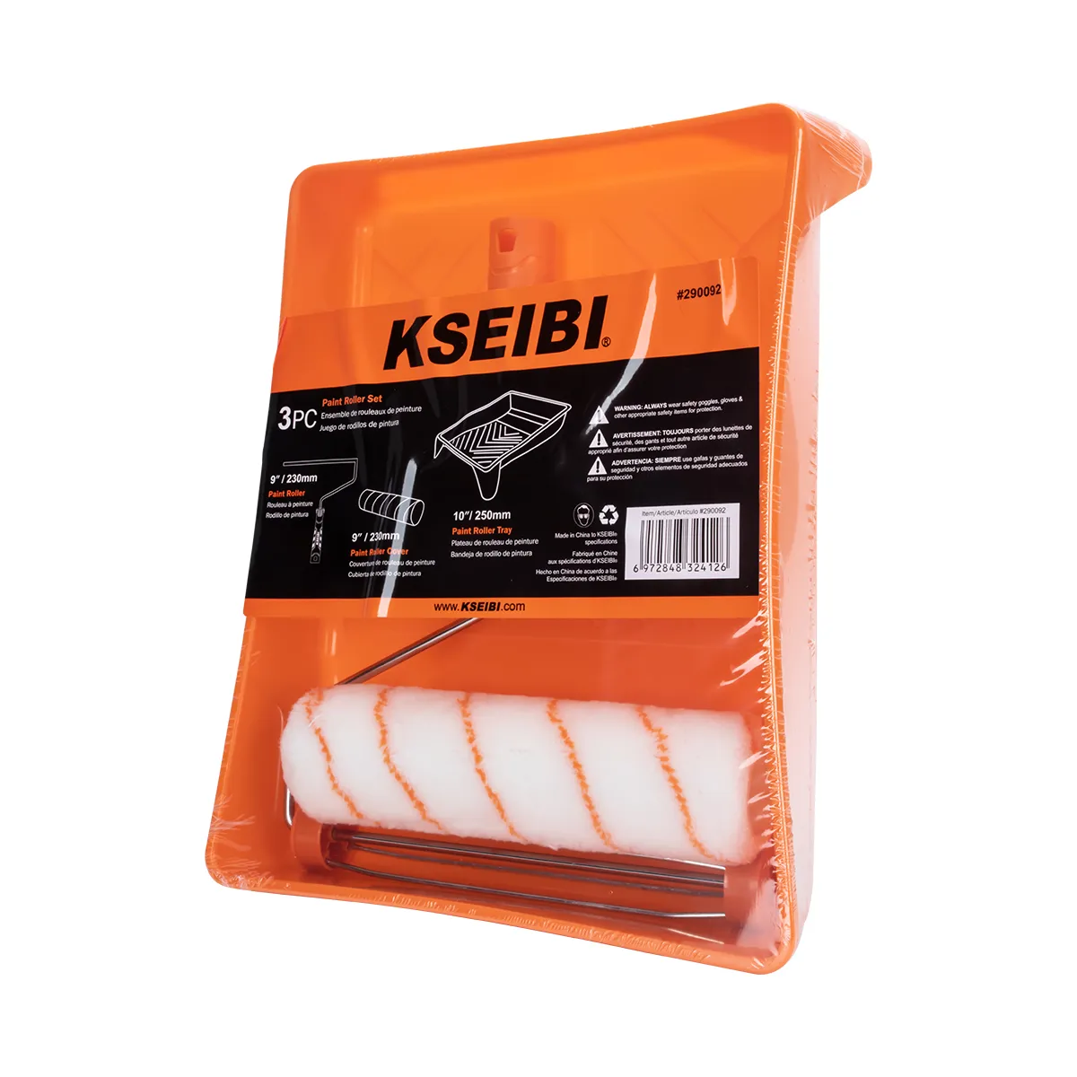 290092 - KSEIBI 3 Pc Paint Roller Set 365*275*60mm
