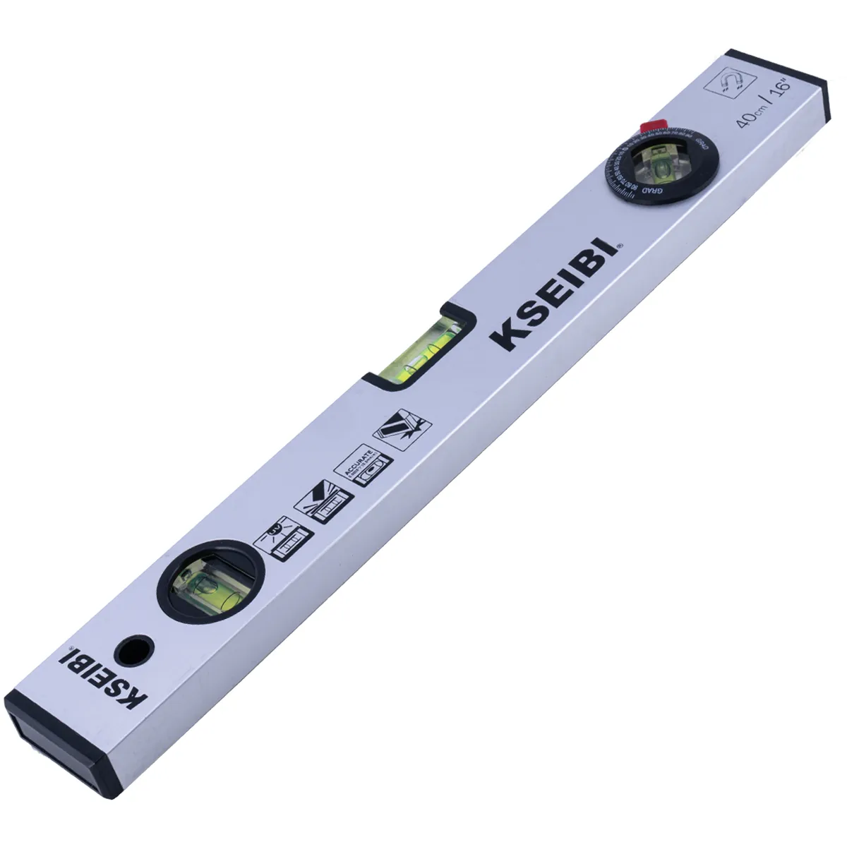 301635 - KSEIBI Magnetic Spirit Level With Three Vails Avm 3 3 20" 50cm