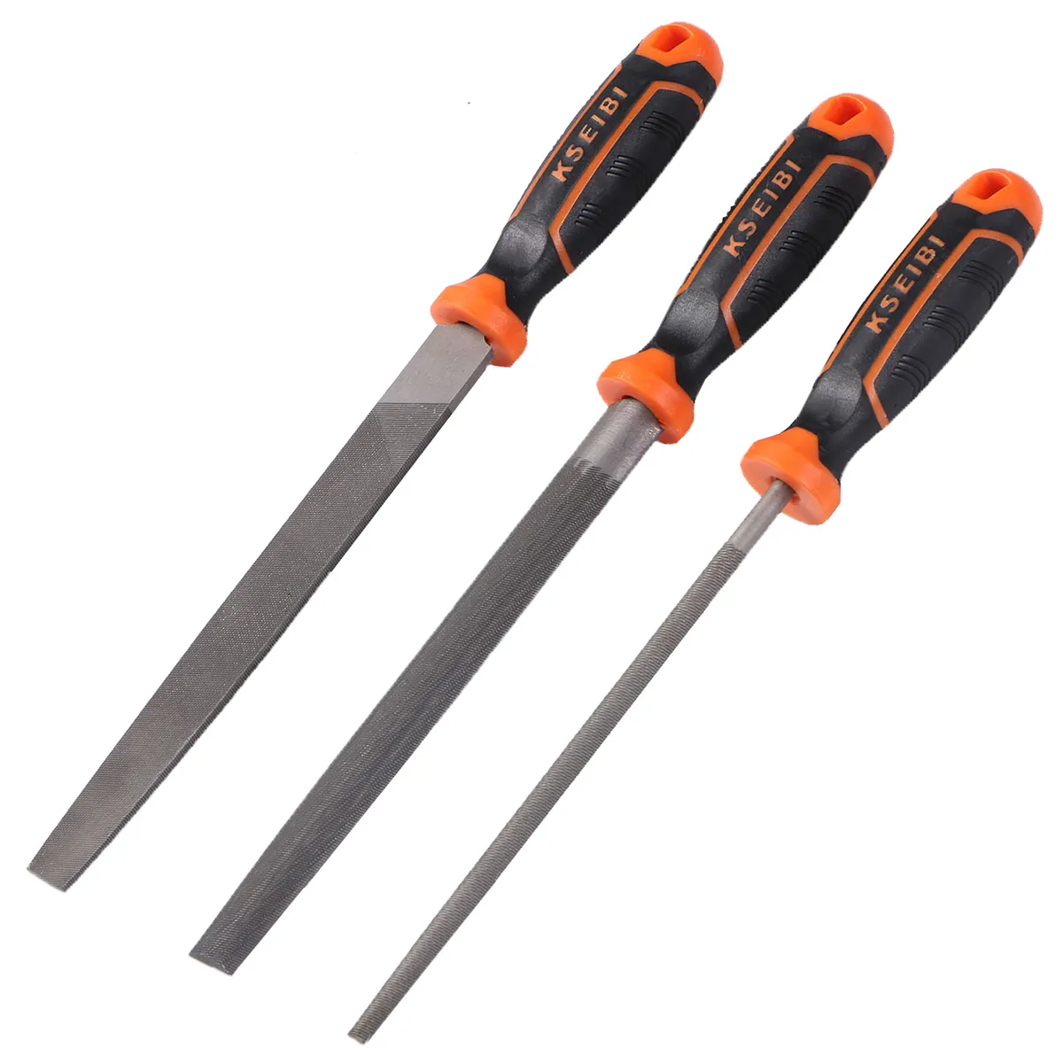 311185 - KSEIBI Steel Half Round File/ProGrip 6" 150mm