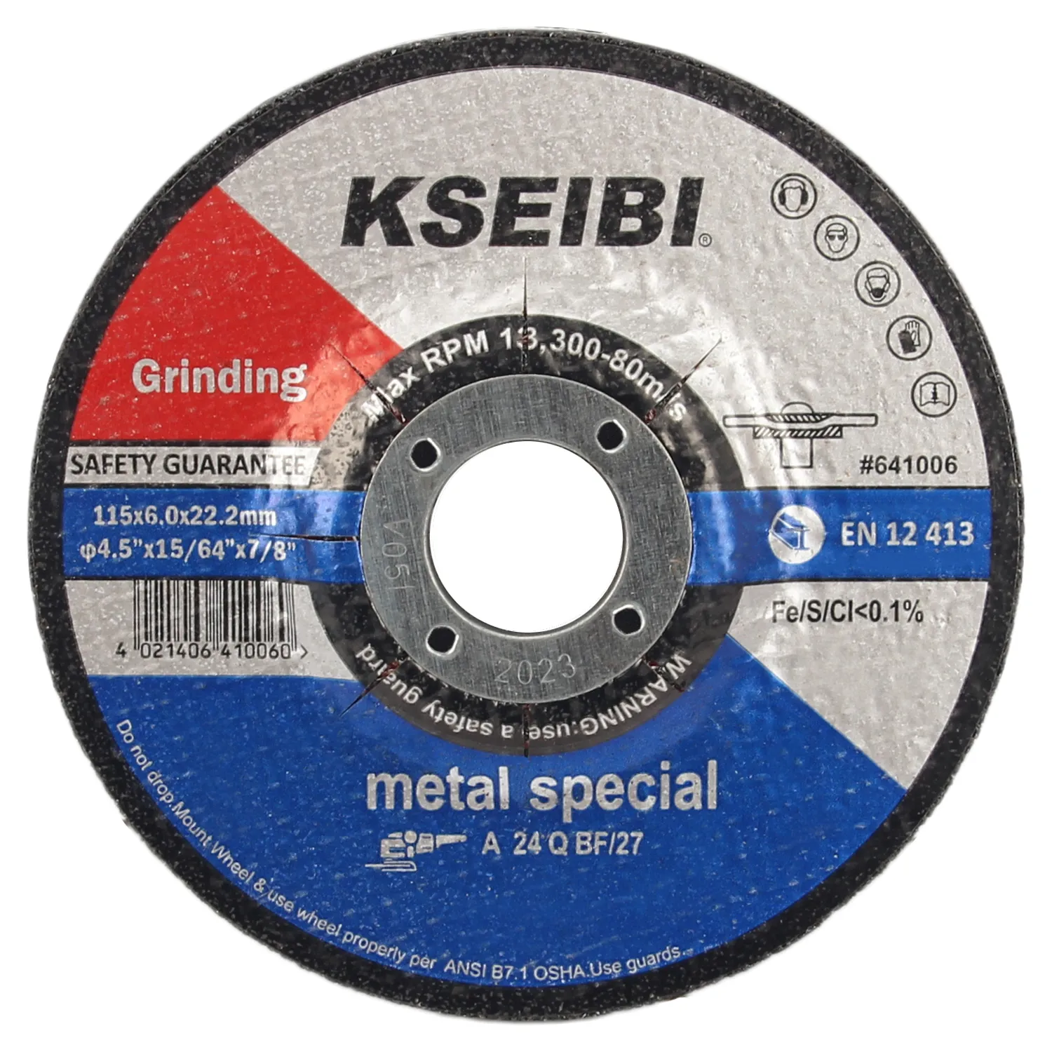 651002 - KSEIBI Metal Grinding Discs T27 100 x 16x6.0mm
