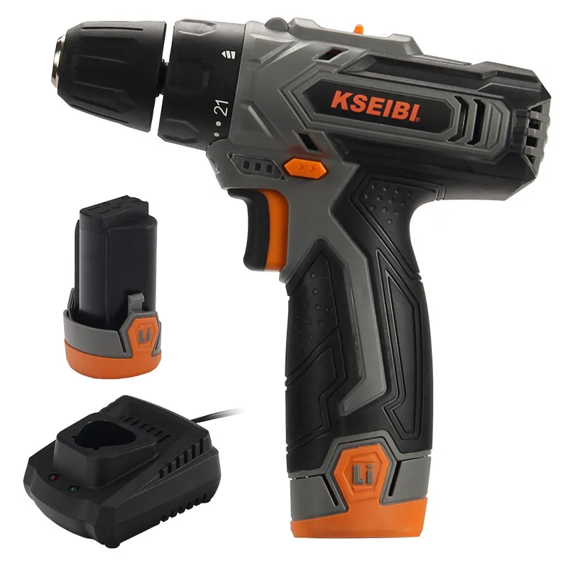 710100 - KSEIBI KSB 12V-22, 12V Cordless Drill Driver, 10mm, 2 Batteries