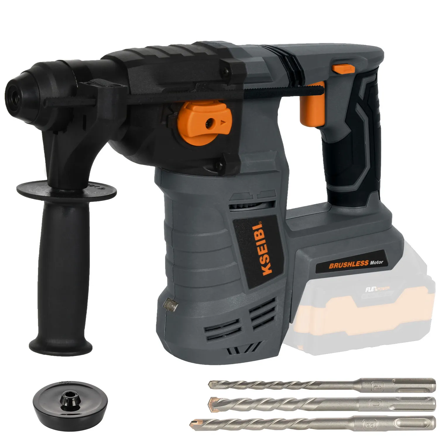 710216 - KSEIBI KBH 20VEC-26, Cordless Brushless Rotary Hammer, Bare