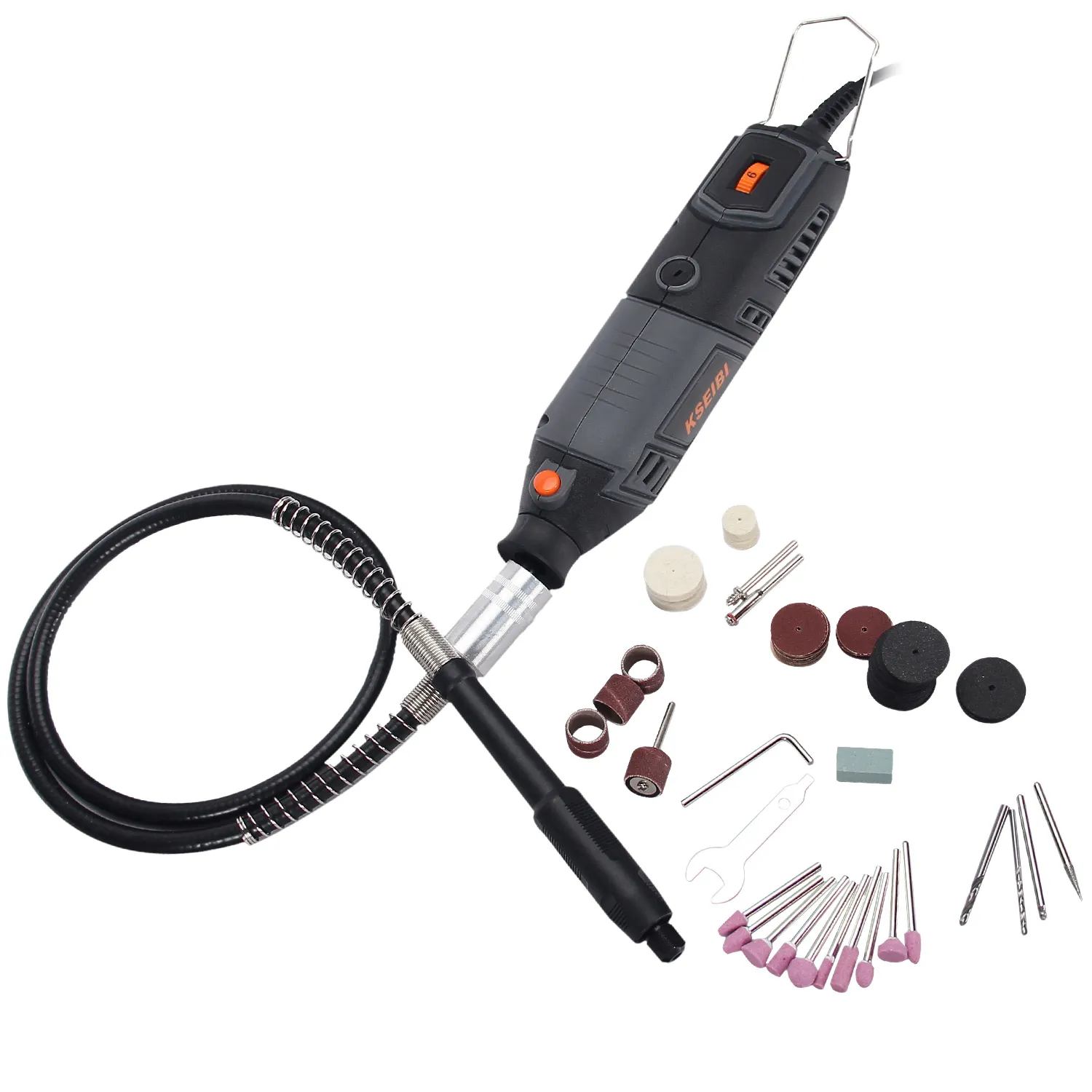 712310 - KSEIBI KRD 170-35 V, Multi Rotary Tool, 106 Piece, 170W
