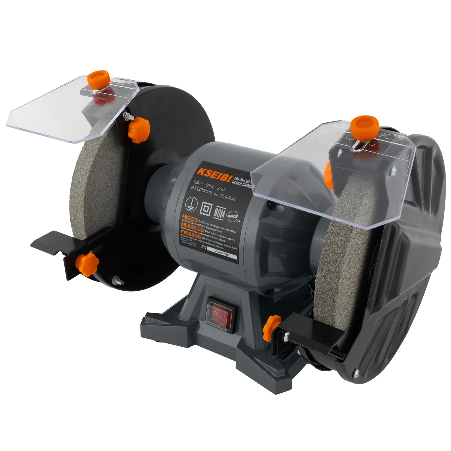 712420 - KSEIBI KBG 35-200, Bench Grinder, 200mm, 350W