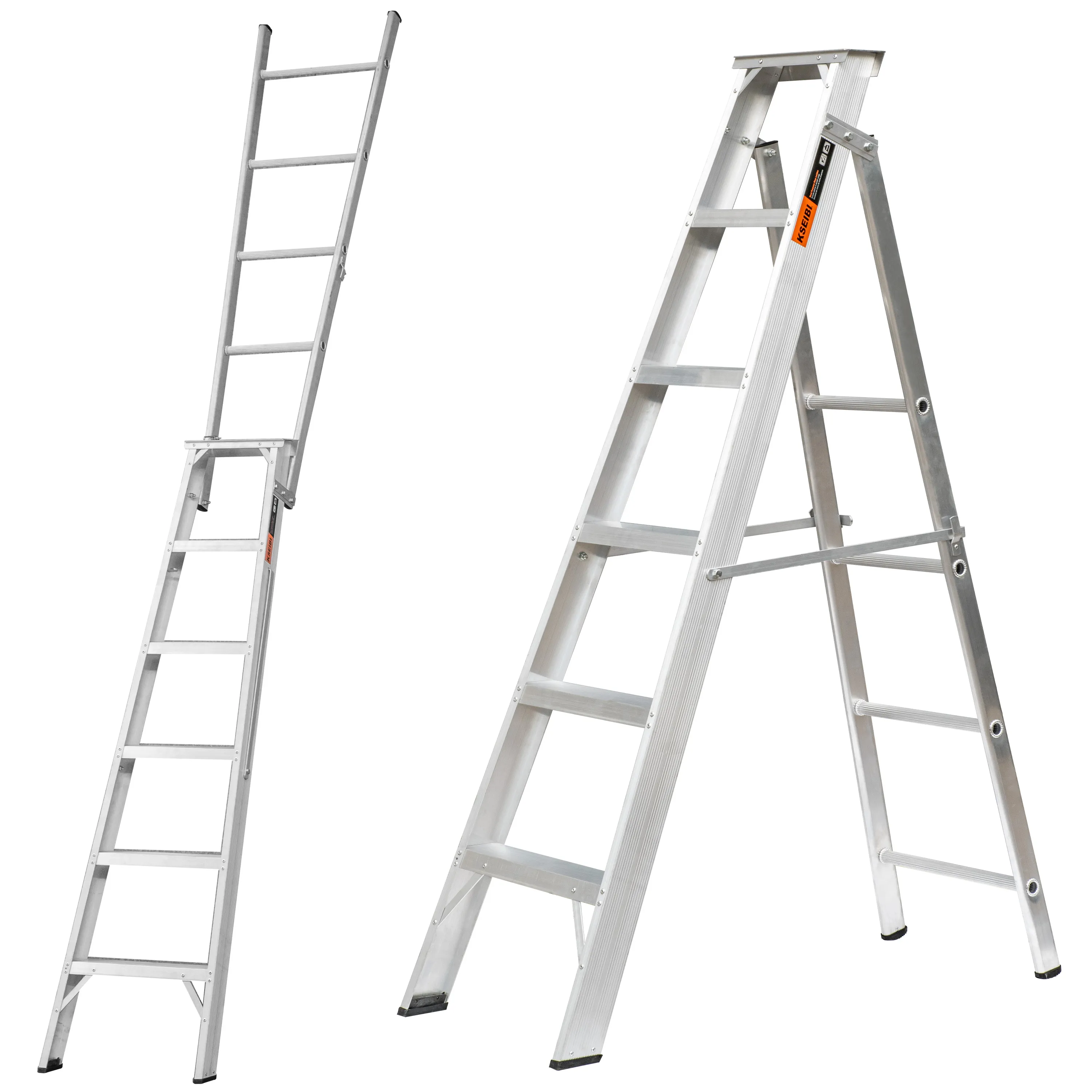 820606 - KSEIBI DUAL PURPOSE STEP LADDERALUMINUM 166.5cm