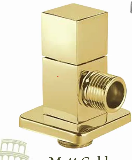 ANGLE VALVE MATT GOLD
