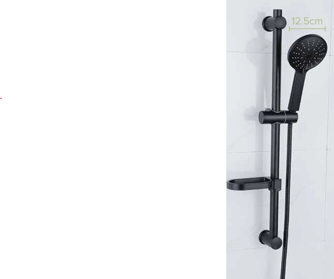SHOWER KIT Black