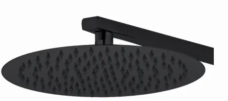 SHOWER HEAD ROUND 10" Black