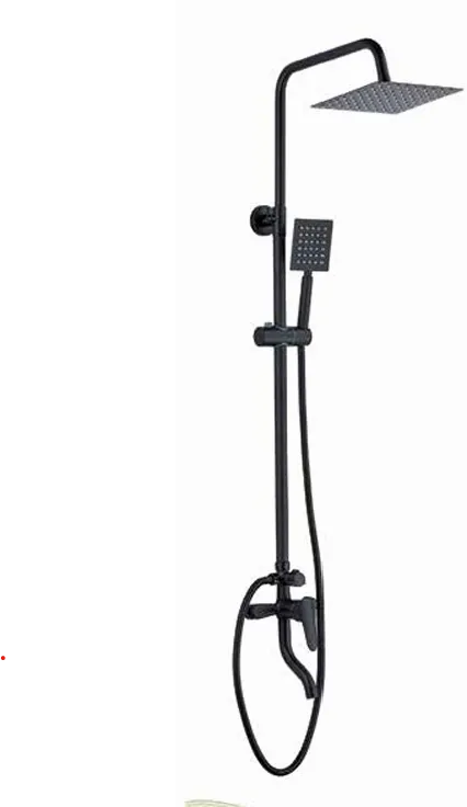 SHOWER COLUMN COMPLETE SET BLACK