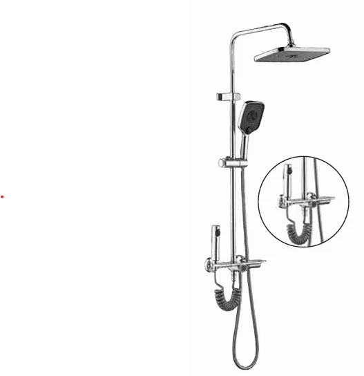 SHOWER COMPLETE SET Chrome