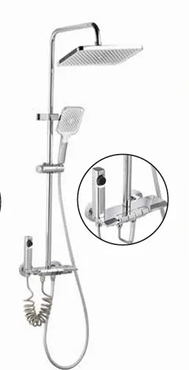 SHOWER SET Piano Type Heavy Chrome