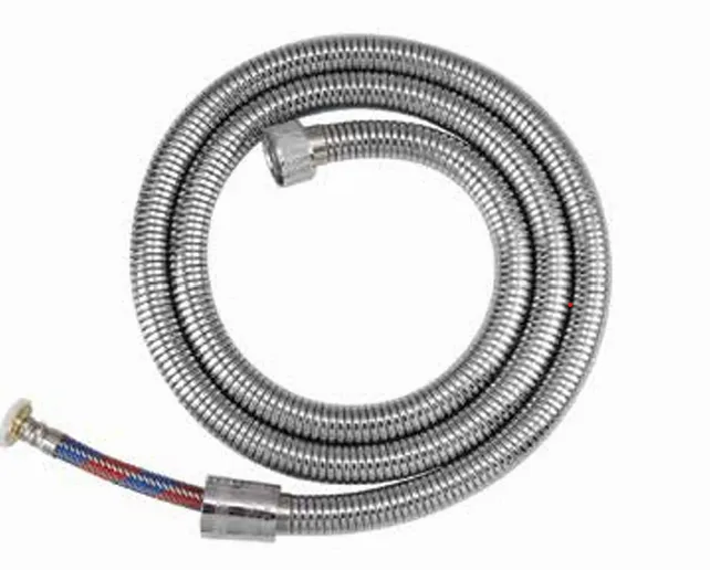 Chrome Metal Hose w Braided inner tube 120CM