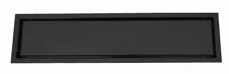 LINEAR DRAIN 30X10 CERAMIC TYPE MATT BLACK