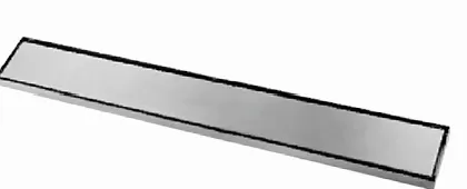 LINEAR DRAIN 8x60cm Ceramic Straight Edge Matt