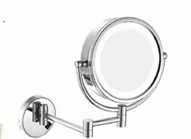 Magnifying LED Mirror Round Chrome