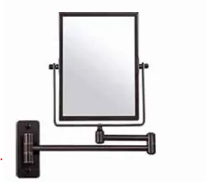 Magnifying Mirror Rectangle Black
